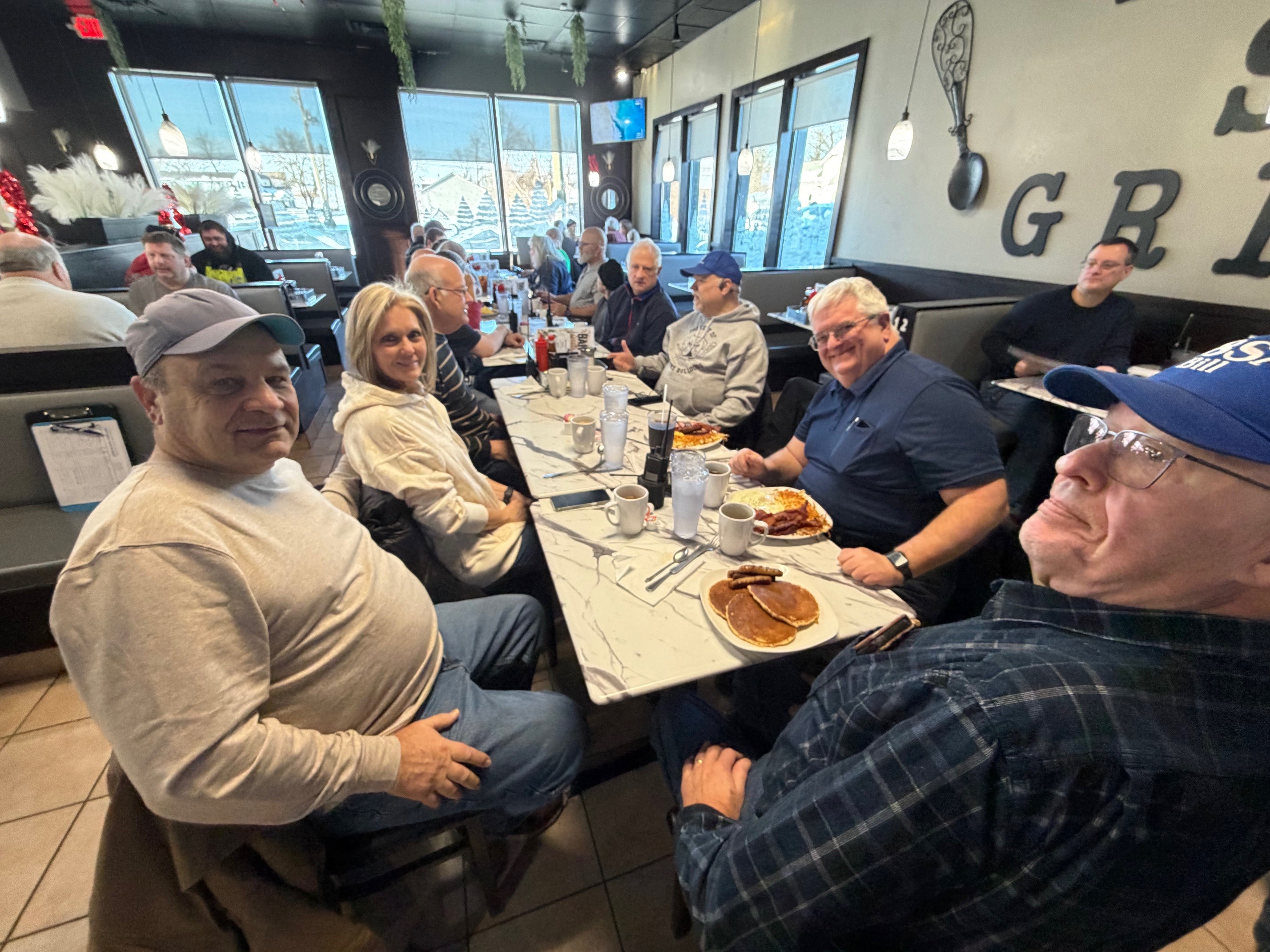 ARPSC members enjoying breakfast together